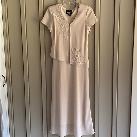 Positive Attitude Dresses & Skirts - Positive Attitude Tan Long Dress size 4